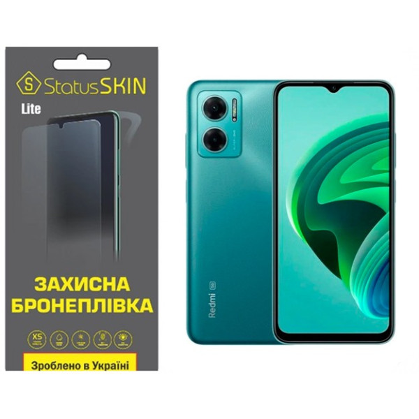Полиуретановая пленка StatusSKIN Lite на экран Xiaomi Redmi 10 5G/Note 11E Глянцевая