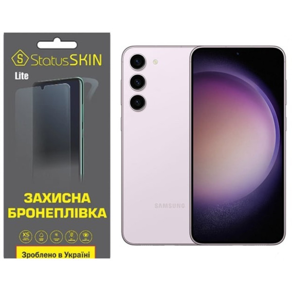 Полиуретановая пленка StatusSKIN Lite на экран Samsung S23 Plus S916 Матовая