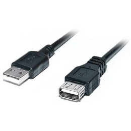 USB подовжувач REAL-EL Pro USB2.0 AM to AF 2m Black (EL123500028) 2