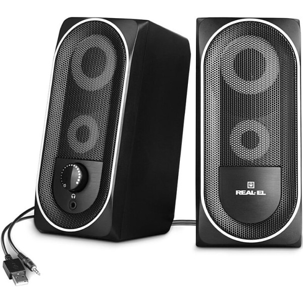 Акустична система REAL-EL S-110 Black (EL121100009)