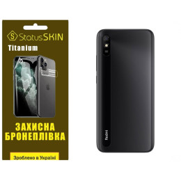 Полиуретановая пленка StatusSKIN Titanium на корпус Xiaomi Redmi 9A Глянцевая