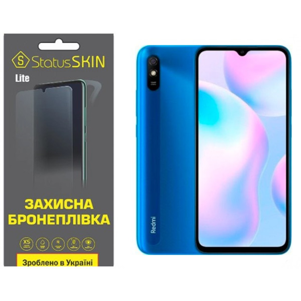 Полиуретановая пленка StatusSKIN Lite на экран Xiaomi Redmi 9A Глянцевая
