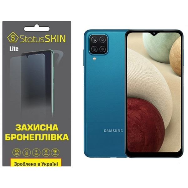 Поліуретанова плівка StatusSKIN Lite на екран Samsung A12 A125/A127/M12 M127 Глянцева