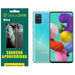 Полиуретановая пленка StatusSKIN Ultra на экран Samsung A51 A515 Глянцевая