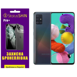 Полиуретановая пленка StatusSKIN Pro+ на экран Samsung A51 A515 Матовая