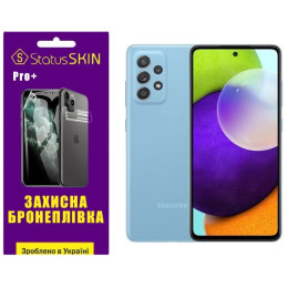 Полиуретановая пленка StatusSKIN Pro+ на экран Samsung A52 A525 Глянцевая