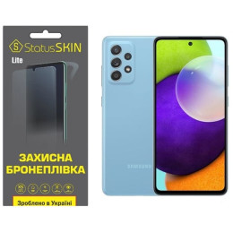 Полиуретановая пленка StatusSKIN Lite на экран Samsung A52 A525 Глянцевая