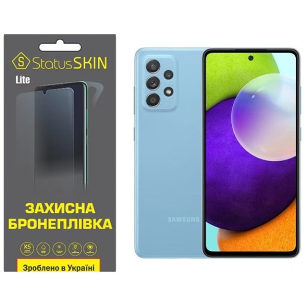 Полиуретановая пленка StatusSKIN Lite на экран Samsung A52 A525 Глянцевая
