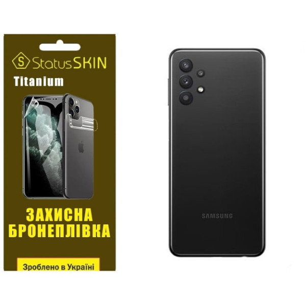 Полиуретановая пленка StatusSKIN Titanium на корпус Samsung A32 A325 Глянцевая