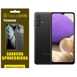 Полиуретановая пленка StatusSKIN Titanium на экран Samsung A32 A325 Глянцевая