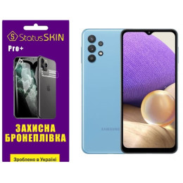 Поліуретанова плівка StatusSKIN Pro+ на екран Samsung A32 A325 Глянцева