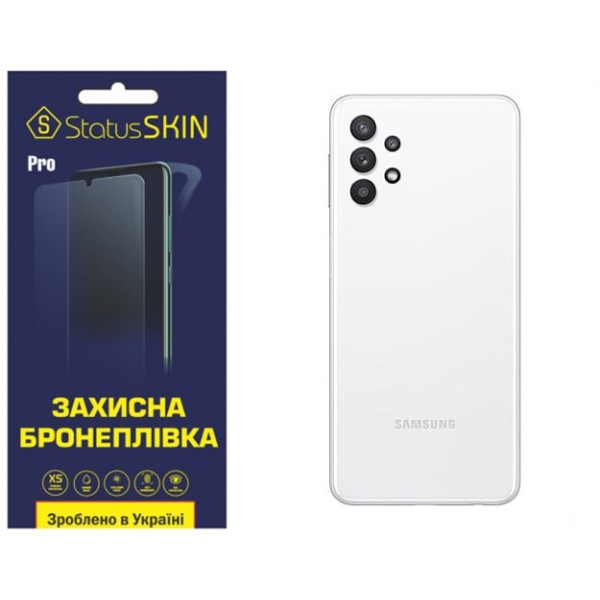 Полиуретановая пленка StatusSKIN Pro на корпус Samsung A32 A325 Глянцевая