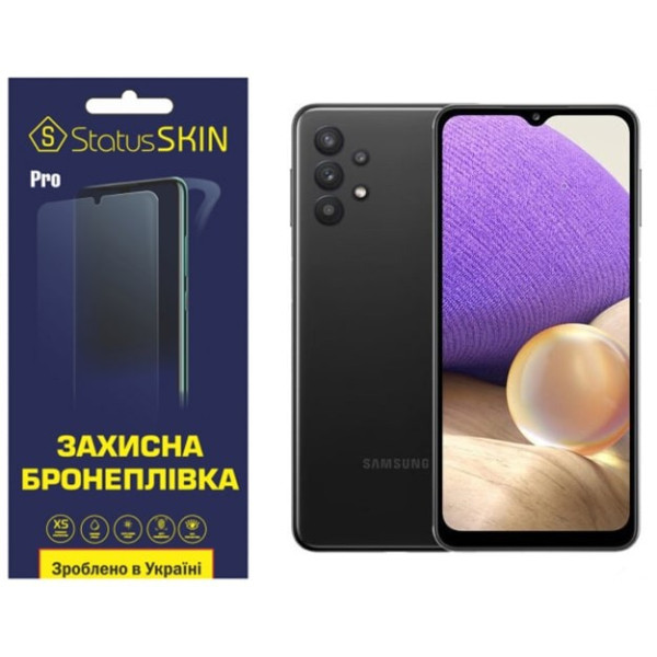 Полиуретановая пленка StatusSKIN Pro на экран Samsung A32 A325 Матовая