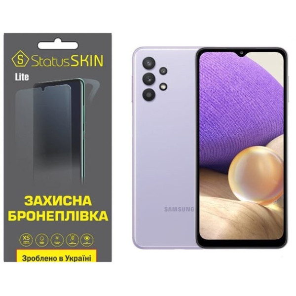 Полиуретановая пленка StatusSKIN Lite на экран Samsung A32 A325 Матовая