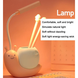 Настільна лампа Desk Lamp NO.904 Snail 400 mAh Pink/Blue