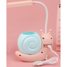 Настільна лампа Desk Lamp NO.904 Snail 400 mAh Pink/Blue
