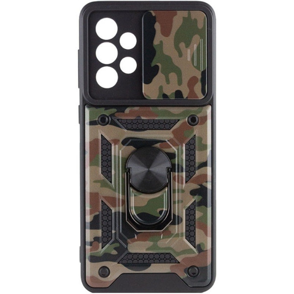 Чохол Camshield Serge Ring Camo для Samsung A53 A536 Army Brown