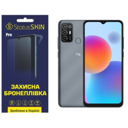 Полиуретановая пленка StatusSKIN Pro на экран ZTE Blade A52 Глянцевая