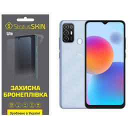 Полиуретановая пленка StatusSKIN Lite на экран ZTE Blade A52 Матовая