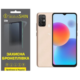 Полиуретановая пленка StatusSKIN Lite на экран ZTE Blade A52 Глянцевая