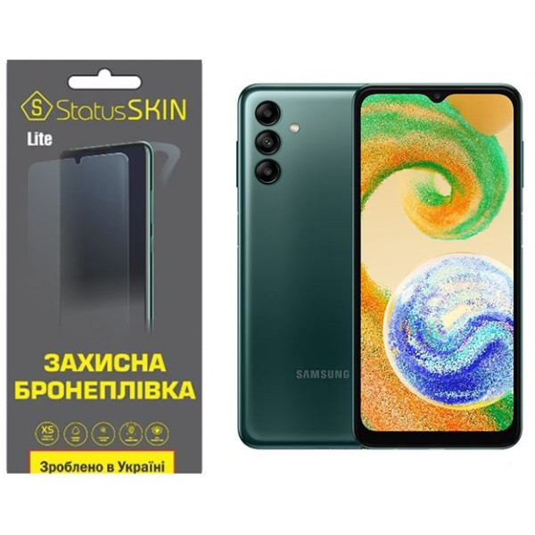 Полиуретановая пленка StatusSKIN Lite на экран Samsung A04s A047 Матовая
