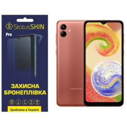 Полиуретановая пленка StatusSKIN Pro на экран Samsung A04 A045 Матовая