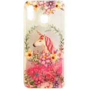 Чехол Aquarium для Samsung A20/A30 Unicorn