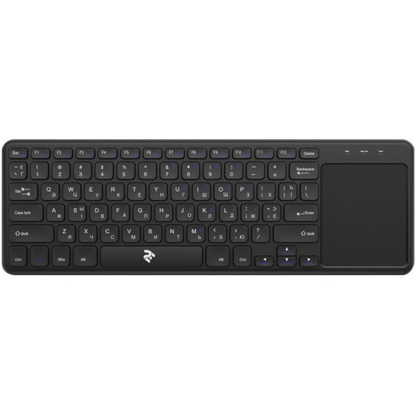 Клавіатура 2E KT100 WL USB Black (2E-KT100WB)