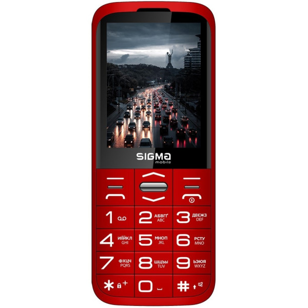 Телефон Sigma mobile Comfort 50 Grace Dual Sim Red