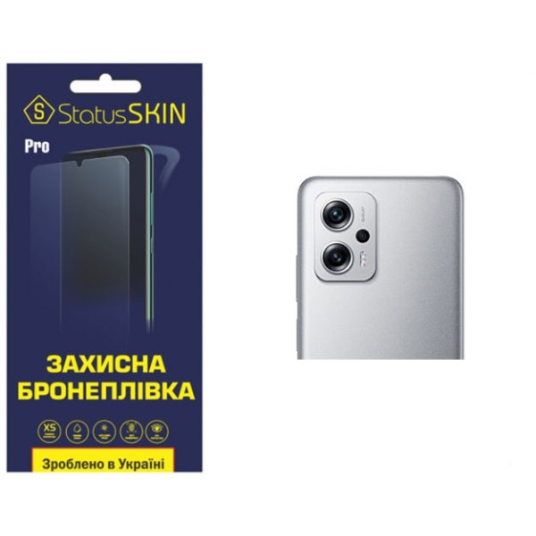 Полиуретановая пленка StatusSKIN Pro на камеру Xiaomi Redmi K50i/Note 11T Pro/11T Pro+/Poco X4 GT Глянцевая