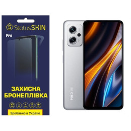 Полиуретановая пленка StatusSKIN Pro на экран Xiaomi Redmi K50i/Note 11T Pro/11T Pro+/Poco X4 GT Глянцевая