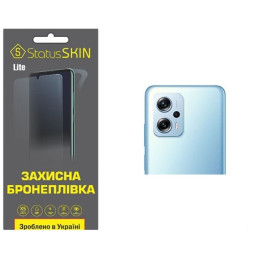 Полиуретановая пленка StatusSKIN Lite на камеру Xiaomi Redmi K50i/Note 11T Pro/11T Pro+/Poco X4 GT Глянцевая