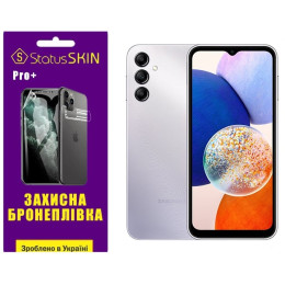 Полиуретановая пленка StatusSKIN Pro+ на экран Samsung A14 A145/A14 5G A146 Глянцевая