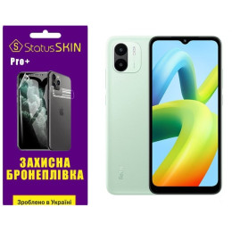 Полиуретановая пленка StatusSKIN Pro+ на экран Xiaomi Redmi A1/A2 Глянцевая