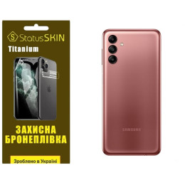 Поліуретанова плівка StatusSKIN Titanium на корпус Samsung A04s A047 Глянцева