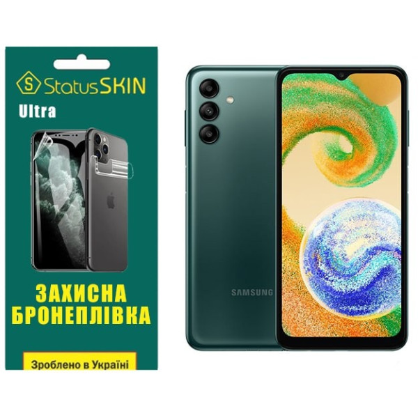 Полиуретановая пленка StatusSKIN Ultra на экран Samsung A04s A047 Глянцевая