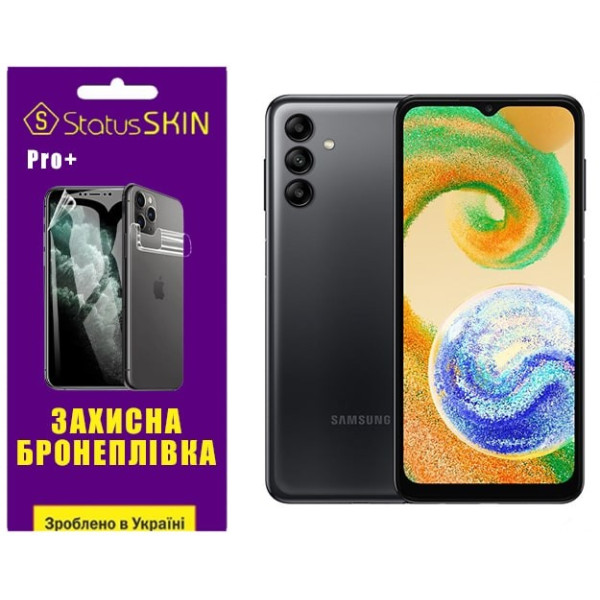 Полиуретановая пленка StatusSKIN Pro+ на экран Samsung A04s A047 Глянцевая