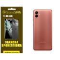 Полиуретановая пленка StatusSKIN Titanium на корпус Samsung A04 A045 Глянцевая
