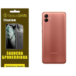 Полиуретановая пленка StatusSKIN Titanium на корпус Samsung A04 A045 Глянцевая