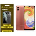 Поліуретанова плівка StatusSKIN Titanium на екран Samsung A04 A045 Глянцева