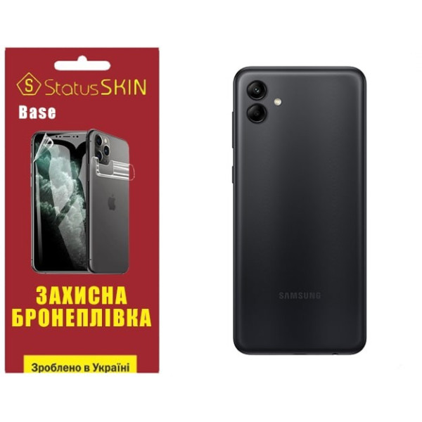 Полиуретановая пленка StatusSKIN Base на корпус Samsung A04 A045 Глянцевая