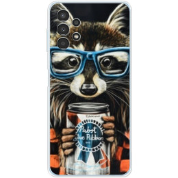 Чехол BoxFace для Samsung A13 4G Енот с банкой