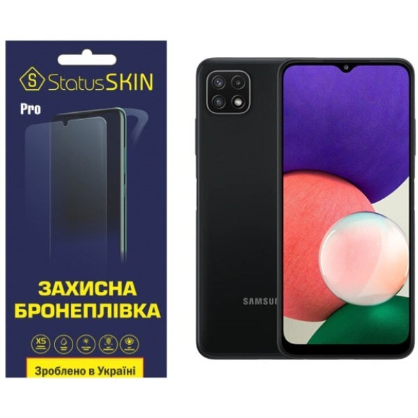 Полиуретановая пленка StatusSKIN Pro для Samsung A22 5G A226 Глянцевая