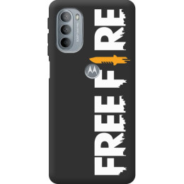 Чохол Boxface для Motorola G31/G41 Free Fire White Logo