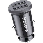 Автомобильное зарядное устройство Baseus Grain Car 2USB 3.1A Black (CCALL-ML01)