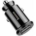 Автомобильное зарядное устройство Baseus Grain Car 2USB 3.1A Black (CCALL-ML01)