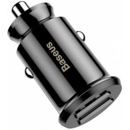 Автомобільний зарядний пристрій Baseus Grain Car 2USB 3.1A Black (CCALL-ML01) 2