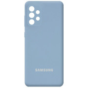 Silicone Cover Full Camera для Samsung A23 A235 Lilac Blue