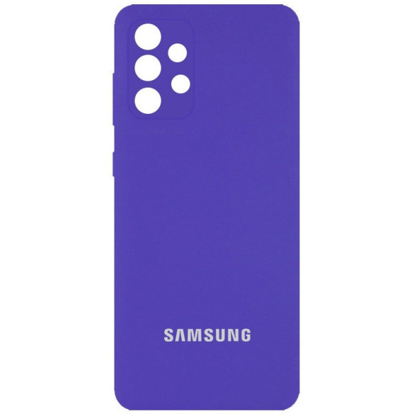 Silicone Cover Full Camera для Samsung A23 A235 Purple