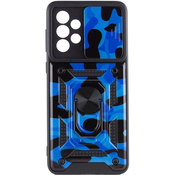 Чохол Camshield Serge Ring Camo для Samsung A53 A536 Army Blue